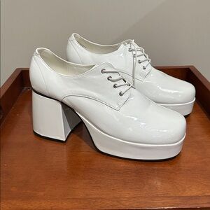 Fantasma Men’s Platform Shoes White, Large (12-13)